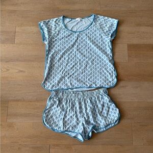 LAKE Pima Cotton Pajama Shorts Set